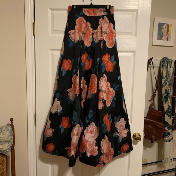 Floor Length Flower Skirt - Picture 1 of 4